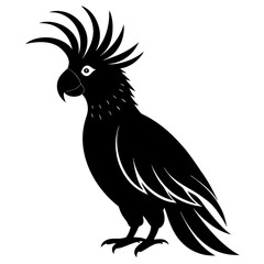 Cockatoo Silhouette vector illustration