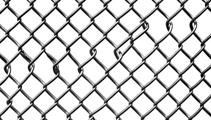 Close-up of a chain link fence. (1)