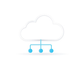 Cloud data storage network the server