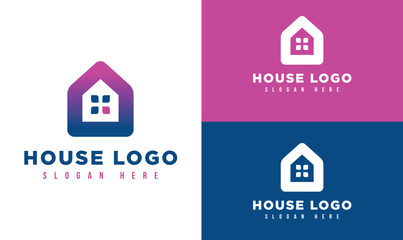 Minimalist House Logo Design - Modern and Simple