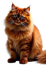 Obraz premium cat isolated on white