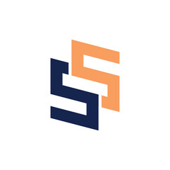 Interlaced Letter SS Logo Concept