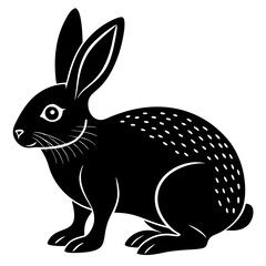rabbit, bunny, cartoon, easter, animal, illustration, vector, hare, art, cute, fun, drawing, mammal, holiday, spring, funny, happy, pet, animals, nature, silhouette, ears, design, baby, pink