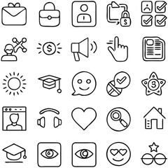  SOCIAL MEDIA icons set