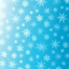 seamless pattern with snowflakes