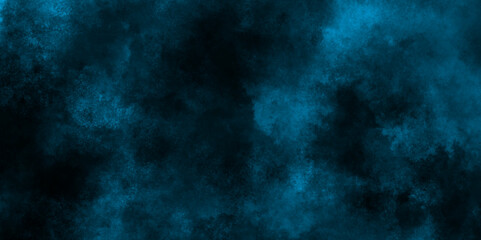 blue dark black with dark blue blurred background with grunge stains, Blue background with abstract blue smoke and clouds, navy blue watercolor paper texture background clouds or fog.
