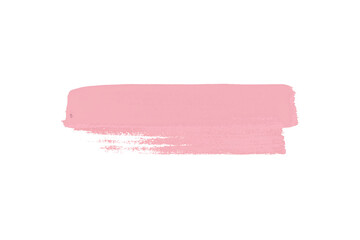 Pink watercolor background. Artistic hand paint. Isolated on transparent background.
