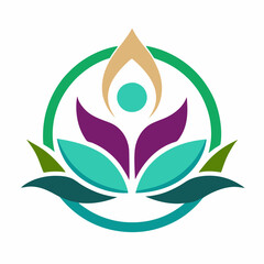 Obraz premium Elegant Spa and Wellness Logo for Professional Business Branding