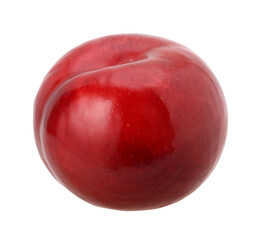 Ripe plums isolated, transparent PNG, PNG format