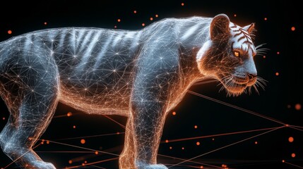 Modern Technology and Nature in High Contrast Jungle