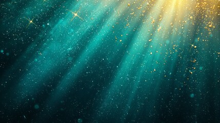 Underwater Sunlight Beams and Particles