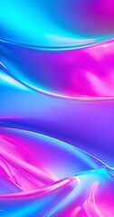 Iridescent neon background, holographic abstract soft pastel colors backdrop