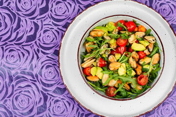 Tasty seafood salad.