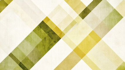 Abstract geometric pattern in shades of green and yellow, creating calming effect