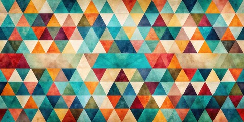 Geometric triangle pattern with abstract shapes , artistic background