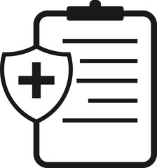 Obraz premium Healthy Insurance Icon