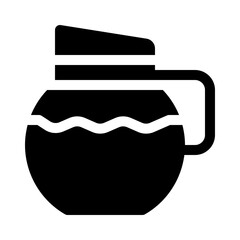coffee pot glyph icon