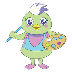 Celebrate Easter Day with this delightful collection of graphic elements in vector illustration style. Featuring Easter eggs, bunnies, spring flowers, and festive decorations