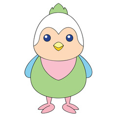 Easter Day Graphic Elements | Vector Illustration on White Background.Featuring Easter eggs, bunnies, spring flowers, and festive decorations