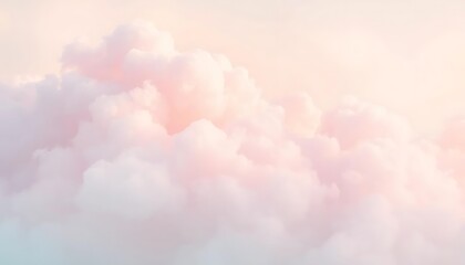 clouds pink in the sky