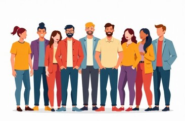 Obraz premium Diverse culture in society and social justice together as a crowd of diverse people representing the Black community and history, or a cultural celebration of diversity.