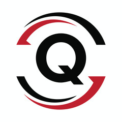 Fototapeta premium Initial Monogram Q Logo Design. Business And Company Symbol Vector Template