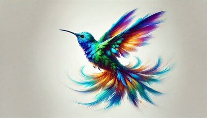 Obraz premium hummingbird in flight