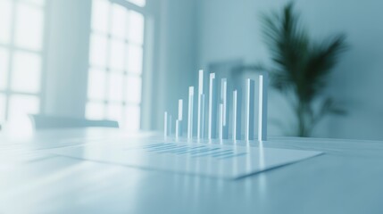 Minimalist Presentation Progress with Soft Lighting