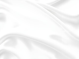 Fototapeta premium White abstract fabric background. Durable fabric texture background. Ribbed fabric with soft pleats. White elegant background with copy space for your design