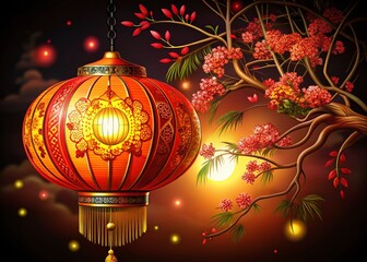 Chinese Lantern Art -  Illuminating Night Sky