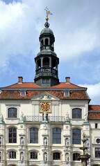 Fototapeta premium Historical City Hall in the Old Hanse Town Lüneburg, Lower Saxony