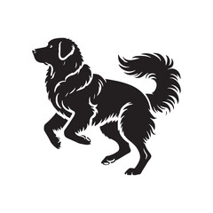 Anatolian Shepherd Dog minimalist design - Anatolian Shepherd Dog Vector Silhouette.