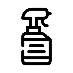 cleaning spray line icon