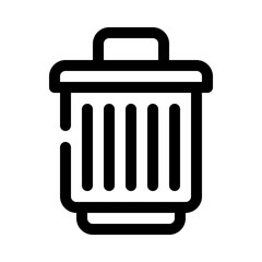 trash can line icon
