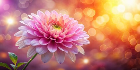 Obraz premium Pink & White Gradient Background, Warm Atmosphere, High Quality AI Photo