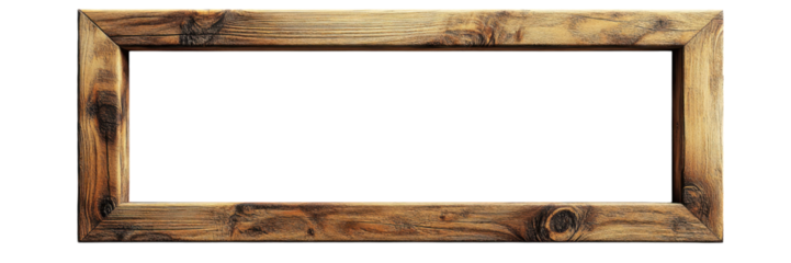 Elegant thin wood frame, sharp corners, minimalist design, white backdrop, perfect for showcasing artwork or photographs in style