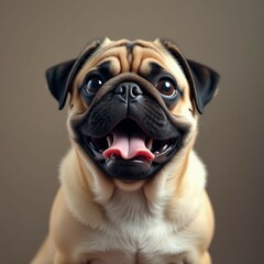 pug portrait