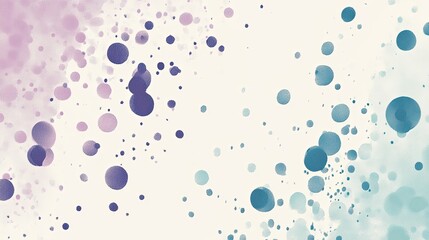 Abstract Colorful Circles Scattered Background