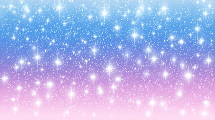 Magical winter wonderland sparkling snowflakes nature digital artwork serene atmosphere