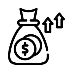 Money line icon