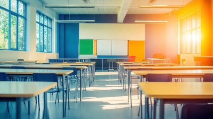 Modern Technical Education Training Facility Interior