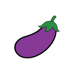 eggplant vector illustration 