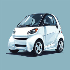 Modern Car isolated Realistic vehicle vector illustration concept with creative style