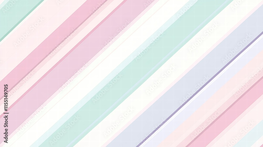 Poster striped pattern in pastel colors creates a soothing visual experience for design and decoration. gen