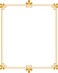 Ornamental vintage borders and frames decorative background.