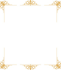Ornamental vintage borders and frames decorative background.