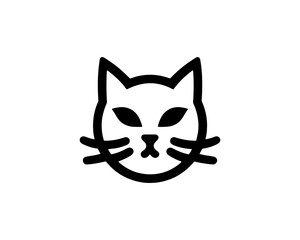 cat face logo