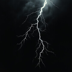 lightning in the sky