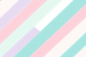 Colorful striped pattern featuring soft pastel hues and diagonal lines in a modern design. Generative AI