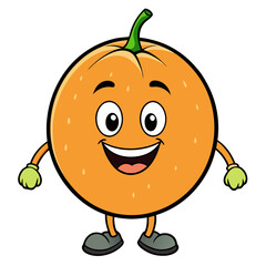 Cartoon orange man